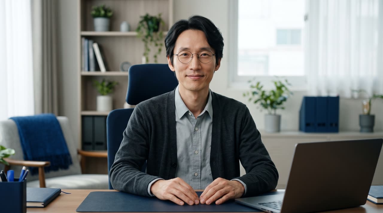 1인기업 대표 수강생을 표현한 인물 이미지