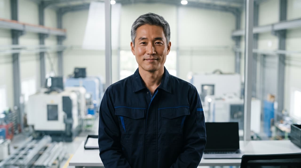 제조업 운영 담당자 수강생을 표현한 인물 이미지
