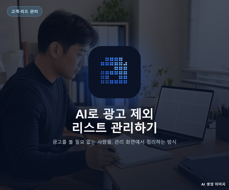 AI로 광고 제외 리스트 관리하기