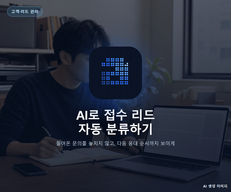 AI로 접수 리드 자동 분류하기